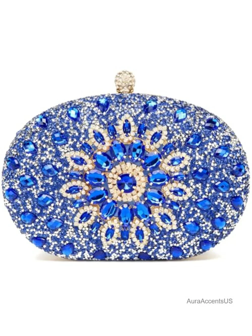 Sparkly Rhinestone Evening Bag Clutch Chain Purse Luxury Handbag